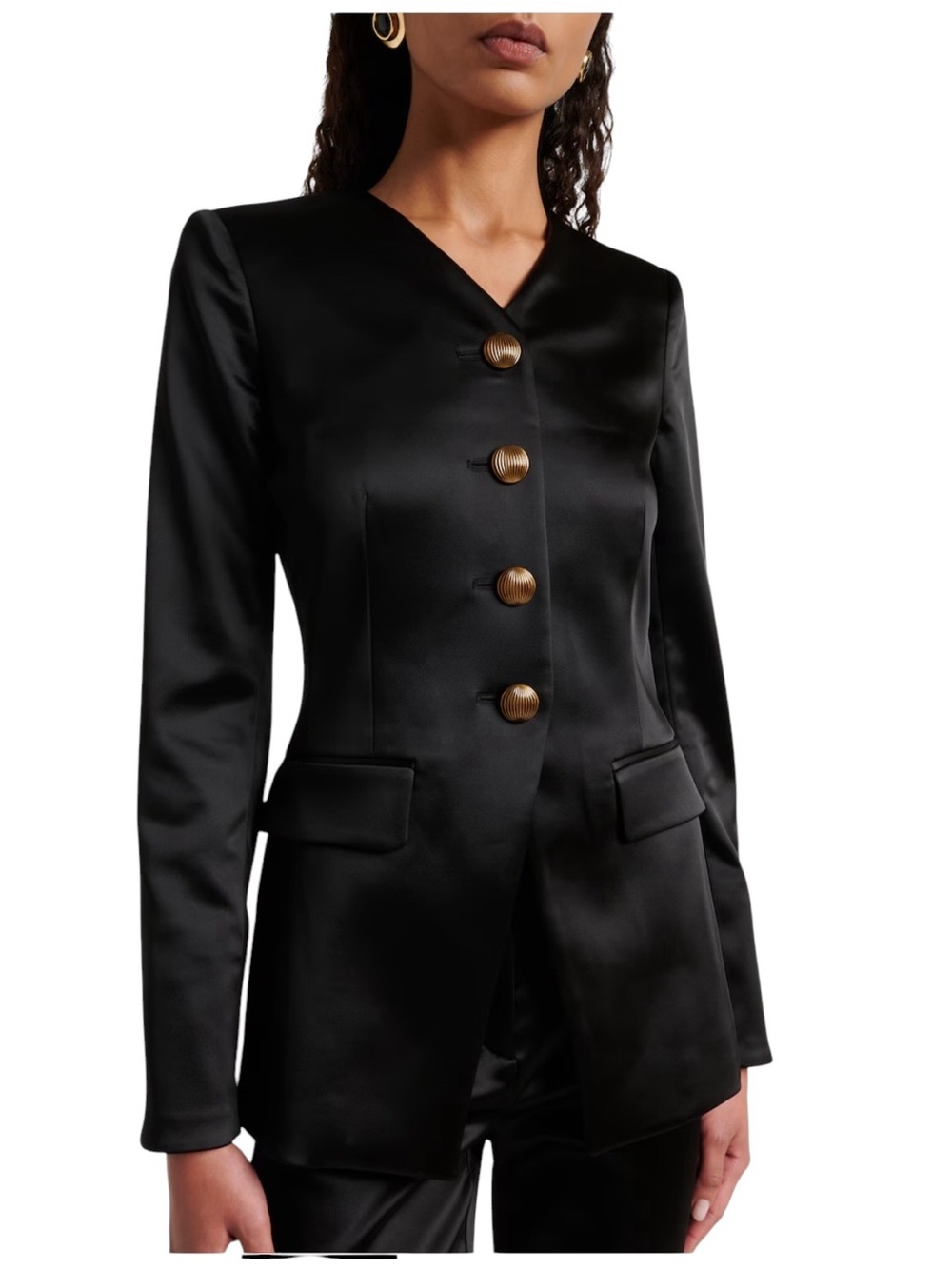 VERONICA BEARD Cynthia Tailored Satin Jacket Blazer USA Italian New